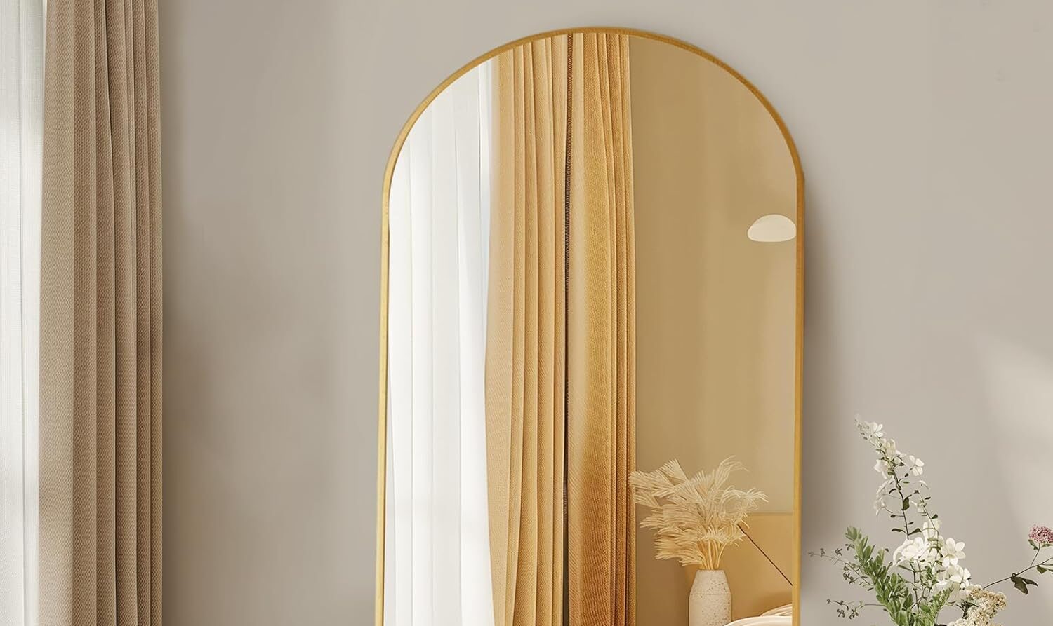 This $49 Arched Floor Mirror Looks Way More Expensive Than It Is 81vfwcuxfpl. ac sl1500